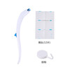 Japanese toilet brush, disposable toilet brush, disposable toilet brush with no dead ends, self-contained cleaner, dolphin style + 12 replacement heads + hook