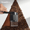 Mongdio hand grinder coffee grinder hand grinder coffee machine coffee bean grinder manual grinder apricot version - hand grinder external 35-speed grinding adjustment