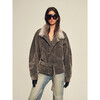 Fu Zhien CHIC PARKA modern traveler detachable toca fur collar fur goose down parka jacket