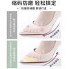 Huabaochi sponge toe stuffed leather shoes high heels filled shrink size shoes big change small toe toe anti-wear half size pad for men and women