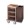 Hotel linen cart, guest room service cart, hotel work cart, cleaning cart, stainless steel trolley, cleaning cart, bilateral linen cart