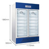 Haier medicine cool cabinet medical refrigerator medical refrigerator pharmacy pharmacy display cabinet vertical refrigerator clinic GSP certified medicine cabinet 650 liters 2~8 refrigerated cabinet air cooling system 650