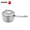 Fagot thick visible explosion-proof with wok and soup pot 304 stainless steel tempered glass size see-through pot lid 16cm