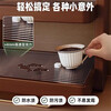 MPPMCK dining table tabletop tea cup coffee cup water cup storage shelf cup display rack sideboard storage rack main picture recommended model all rubber wood cherry wood color 42*20*40cm