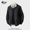 Popeye Outdoor American Stand Collar Jacket Men's Autumn and Winter Loose Casual Sports Flight Jacket DJ09 Black XL