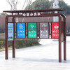 Yusenyi Community Garbage Sorting Kiosk Collection Kiosk Simple Painted Garbage Shed Mobile Shopping Mall Assembly Customized Outdoor Iron Art Community Garbage Sorting Kiosk Collection Kiosk Simple Painted Garbage Shed Mobile Shopping Mall Assembly Customized