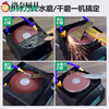 YUANZU German imported high-quality water-cooled circulating knife sharpener, fully automatic water-sanding belt machine, electric knife sharpener, commercial grinder, circulating water-cooled knife sharpener (150mm round sandpaper)