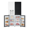 LG640L large-capacity door-in-door automatic intelligent ice-making refrigerator cross four-door essence white F664MEH95D default