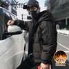Colombass trendy brand down jacket men's hooded winter new men's thickened short trendy loose down jacket winter jacket