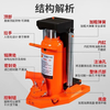Xiangtu imported claw jack 5t 10 tons duckbill vertical span top 20 tons 30T hydraulic low-level hydraulic lifting machine top 20 tons claw 10 tons (model)