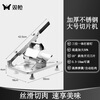 Double gun (Suncha) meat slicer beef and mutton roll slicer household meat planer potato cutting artifact manual cutting frozen meat fat beef guillotine