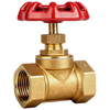 Cast solid brass stop valve water pipe valve home main valve switch tap water gate valve heavy duty DN20/6 points