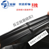 Good goods vest style garbage bag thickened portable black small extra thick vest plastic bag large size one black width 32*62cm 50 only thick 2.5