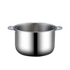 Bayco 304 stainless steel lard tank oil pot lard basin seasoning tank high temperature resistance large capacity without filter 2L BJ6960