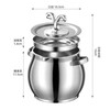 Jidaocook stainless steel 304 lard tank with lid and filter oil pot oil tank household kitchen oil basin leak-proof large capacity oil tank stainless steel oil storage pot 1500ml comes with filter + oil spoon