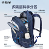 Kara Sheep junior high school student school bag large capacity middle school student burden reduction spine protection college student computer bag commuter men's backpack backpack