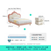 Lin's Home Children's Bed Princess Bed Double Bed Girl Sensor Light Suspended Bed Crib Single Bed Furniture Queen Bed TBC024 Genuine Leather | 100% Solid Wood Frame High Bed 1.2x2 Meters Bed + 20cm Spine Protector Mat (CKD103B)