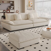 Jane Xin Sailing Fabric Sofa Living Room 2025 New Cream Style Removable and Washable Sofa Baby Velvet Sofa FC