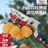 Delixi fruit picking artifact pruning shears telescopic high branch shears high altitude fruit picking extended picker high altitude fruit picking manual farm tools emperor 4 section telescopic 1.6-4.5 meters + saw blade + branch shears