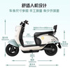 Sunra electric motorcycle Liman self-operated motorcycle 60v 5 lead-acid batteries 76km range large pedal electric car unisex battery car electric motorcycle brown