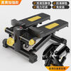Yujing fitness stepper, small mountain climbing machine, multifunctional in-situ stepper, sports home, summer home fitness, fat loss and weight loss, black ordinary model without automatic rebound