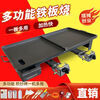 Tereside Iron Plate Partition Commercial Teppanyaki Pan Teppanyaki Fryer Integrated Street Stall Thickened Gas Stove Street Stall Length 120cm * Width 50cm * 8mm (Drawer + Same Height) + Protective Furnace Double Oven