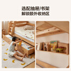 Quanyou Home Furnishing Log Style Teenagers Children Boys Girls Solid Wood Double-decker Bunk Beds Bedroom Home High and Low Twin Beds