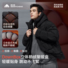 Meili City Luzhuo Same Style Down Jacket Men's Thickened Warm Versatile Goose Down Top Jacket 009 Obsidian Black XL