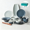 JIWOO bowls, plates, and tableware set, chopsticks, dishes, plates, household dishes, dishes, housewarming gifts for newlyweds