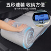 Car bed mattress Lingpao C11 latex c10 sleeping pad, rear discharge inverted sleeping artifact, special for long-distance travel and camping, natural latex car sleeping pad + straps + storage bag Lingpao C10