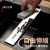 OIMG German sharpening stone fixed bracket household kitchen knife sharpening kitchen sink fixed sharpening rack adjustable telescopic rack newly upgraded galvanized / telescopic adjustment 1 set