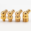 Masfor Grease Nozzle Copper Oil Nozzle Machine Tool Oil Nozzle National Standard M6*1 (Medium Straight 45 90 5 each)