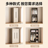 Fuyuanhui package installation wardrobe bedroom household flat door storage wardrobe simple large wardrobe 120CM three-door main cabinet