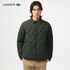 LACOSTE French crocodile men's 25 autumn and winter new shirt collar quilted goose down jacket | BH2540 L7A/brown green M 50