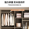Fuyuanhui package installation wardrobe bedroom household flat door storage wardrobe simple large wardrobe 120CM three-door main cabinet