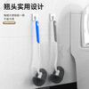 Deep Groove Toilet Brush Household No Dead Angle Squatting Toilet Brush Bathroom Wall Mounted Durable Deep In-depth Upgraded Gray 2 No Dead Angle Toilet Brush