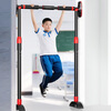 Functional horizontal bar for junior high school students and children, indoor household pull-up hanging bar, no need to punch holes in the wall, fixed on the floor, special horizontal bar for teenagers + hanging ring, adjustable 140cm-180cm