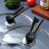 Kachi Muning German stand-up pot lid handle universal large hole anti-scalding cap wok milk pot iron glass pot lid handle stainless steel small style upright pot lid handle 2 pieces