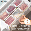 Jiacube single-buckle sealed fresh-keeping box with lid, transparent refrigerator storage box, food-grade frozen meat, fruit and vegetable packaging box, small size 2