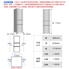 CHIGO three-door refrigerator 187 liters small household dormitory rental small apartment refrigerated freezer small refrigerator energy saving freshness low noise BCD-187C228D old for new