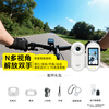 FETANA Thumb Action Camera HD Anti-shake Pocket Digital Camera Driving Recorder Cycling Vlog Travel Handheld Helmet Chest Magnetic Body Camera First View MZ1 White Magnetic Suit Charging Case + Back Clip + Magnetic Halter 128G Memory Card