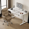 Lege Electric Lift Desk Computer Desk Dual Motor Standing Office Home Writing Desk E3/1.4m Elegant White Set