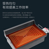 Axis Teppanyaki Fried Rice Commercial Stall Professional Teppanyaki Equipment Egg-filled Pancakes Grilled Cold Noodles and Tofu The same grill pan as the Internet celebrity Side opening 6MM thick Length 60x width 50CM Does not include stove