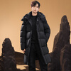 Flying in the Snow 95 Down Jacket Men's Long Hooded Loose Comfort Thick Warm Outdoor Cold-Resistant Down Jacket