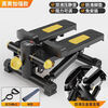 Yujing fitness stepper, small mountain climbing machine, multifunctional in-situ stepper, sports home, summer home fitness, fat loss and weight loss, black ordinary model without automatic rebound