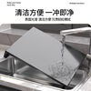 Baking Elf gas stove cover cover induction cooker bracket stainless steel kitchen shelf gas stove cover thickened stove stand carbon steel black length 30 depth 40 height 5 thickened version