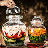 AIFENGGE pickle jar household glass thickened pickle jar pickle jar large with lid sealed Sichuan pickle pickle jar 13 catties thickened new style