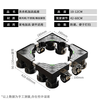 Geer washing machine base fully automatic pulsator drum heightening foot pad air conditioner refrigerator removable pulley stainless steel shockproof anti-slip bracket Haier Little Swan universal