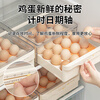 Home KATEI STORY Japanese egg storage box refrigerator with food-grade drawer-type egg rack holder household kitchen organization artifact flip-top drawer-type egg box