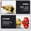 Cast solid brass stop valve water pipe valve home main valve switch tap water gate valve heavy duty DN20/6 points